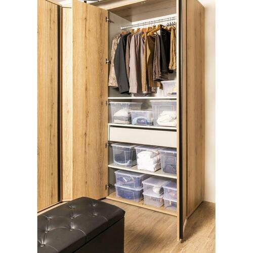 Spandbeholder Mondex space box 4 h 34,5l Gennemsigtig polypropylen 34,5 L 42 x 35 x 33 cm