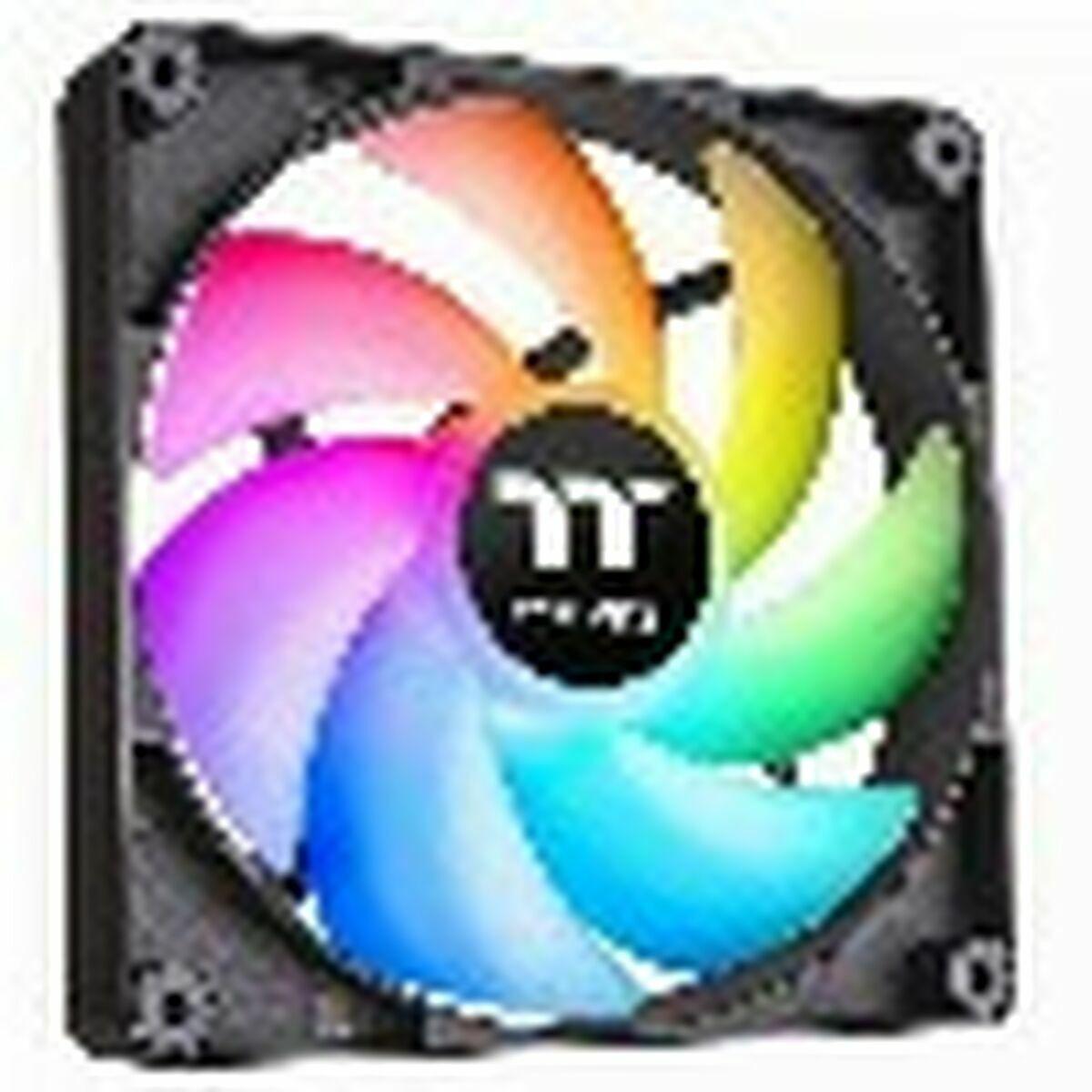 THERMALTAKE CL-F150-PL14SW-A RGB boxventilator - sort billede
