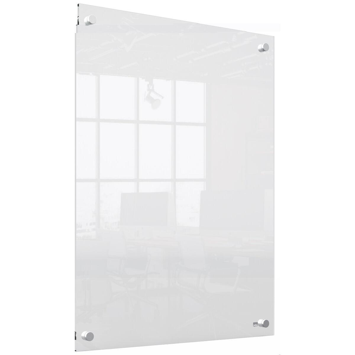 Nobo whiteboard uden ramme 60 × 45 cm - hvid akryl billede