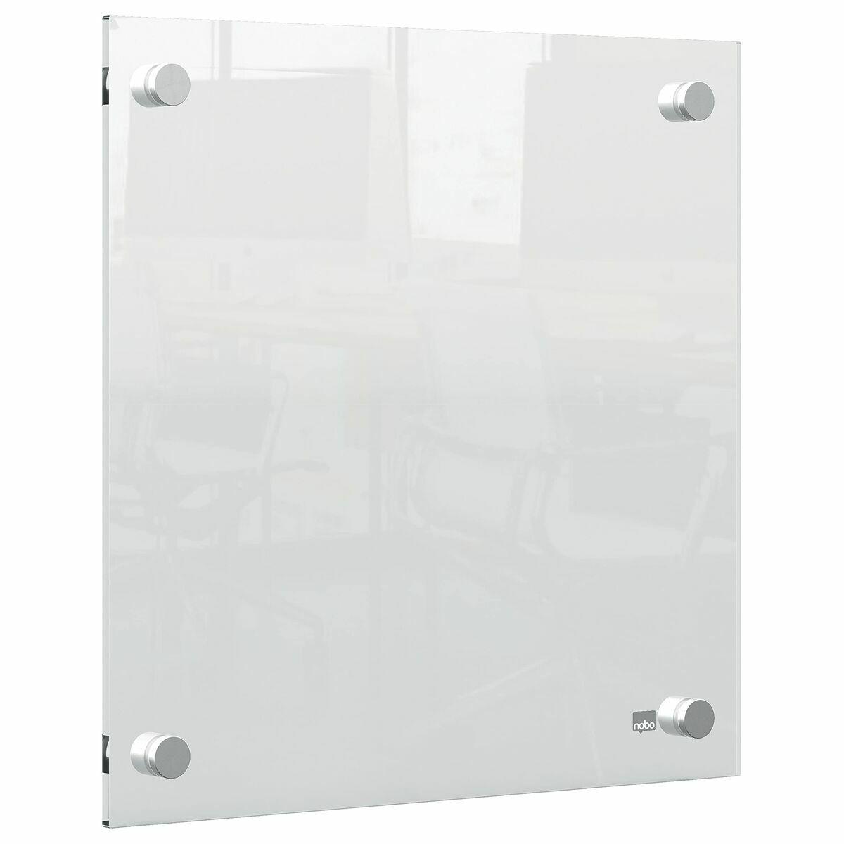 Nobo whiteboard 30 × 30 cm - akryl, hvid, uden ramme