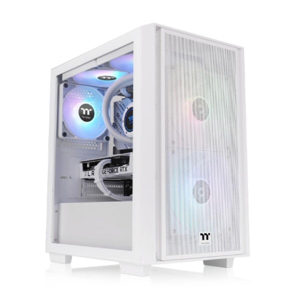 THERMALTAKE Versa H16 TG ARGB ATX semi-tårn - Hvid