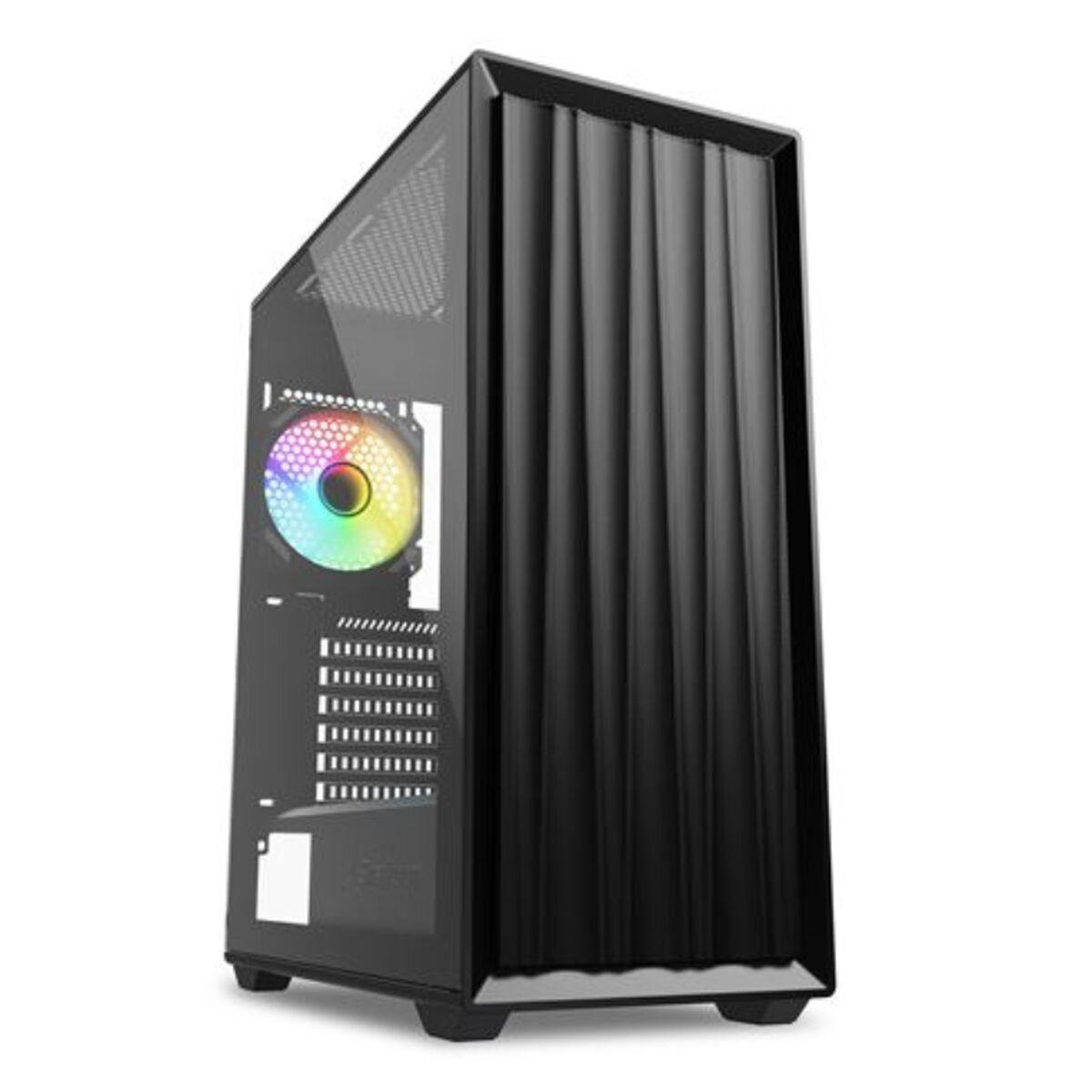Sharkoon VK3 ATX semi-tårn - sort pc-kabinet billede