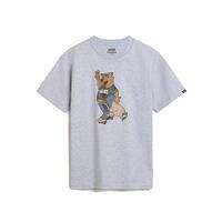 Børne Kortærmet T-shirt Vans Peace Oso Crew Grå 12-14 år