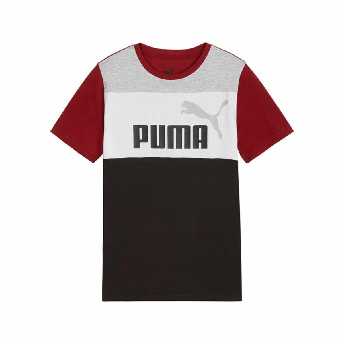 Børne Kortærmet T-shirt Puma Ess Block 11-12 år