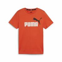 Børne Kortærmet T-shirt Puma Essentials+ 2 Col Logo 7-8 år