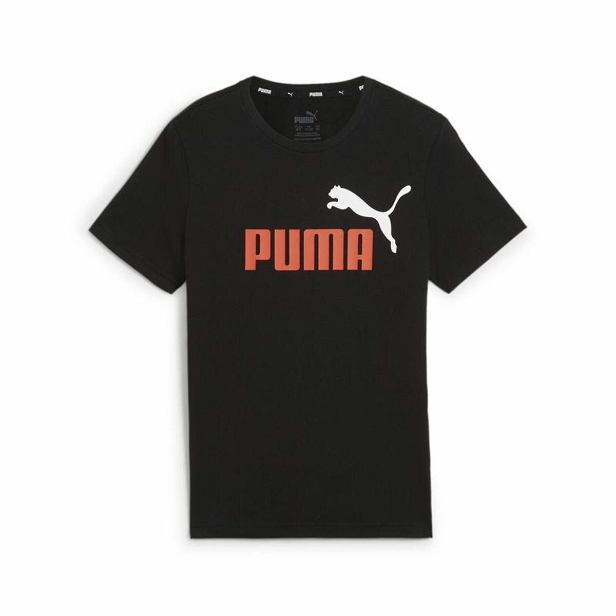 Børne Kortærmet T-shirt Puma Essentials+ 2 Col Logo 9-10 år