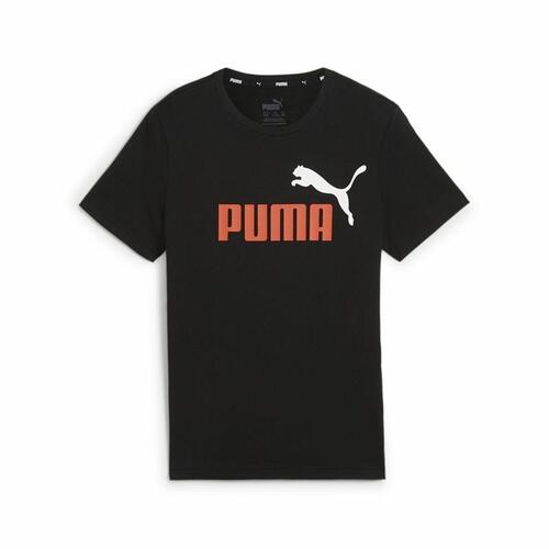 Børne Kortærmet T-shirt Puma Essentials+ 2 Col Logo 11-12 år