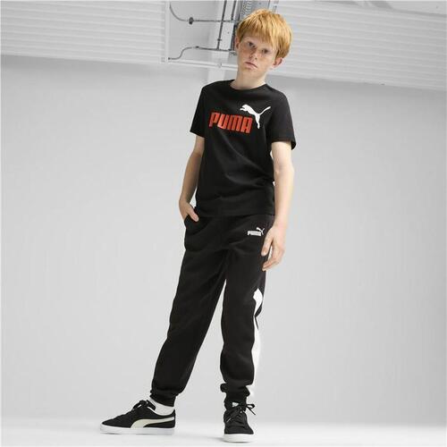 Børne Kortærmet T-shirt Puma Essentials+ 2 Col Logo 11-12 år