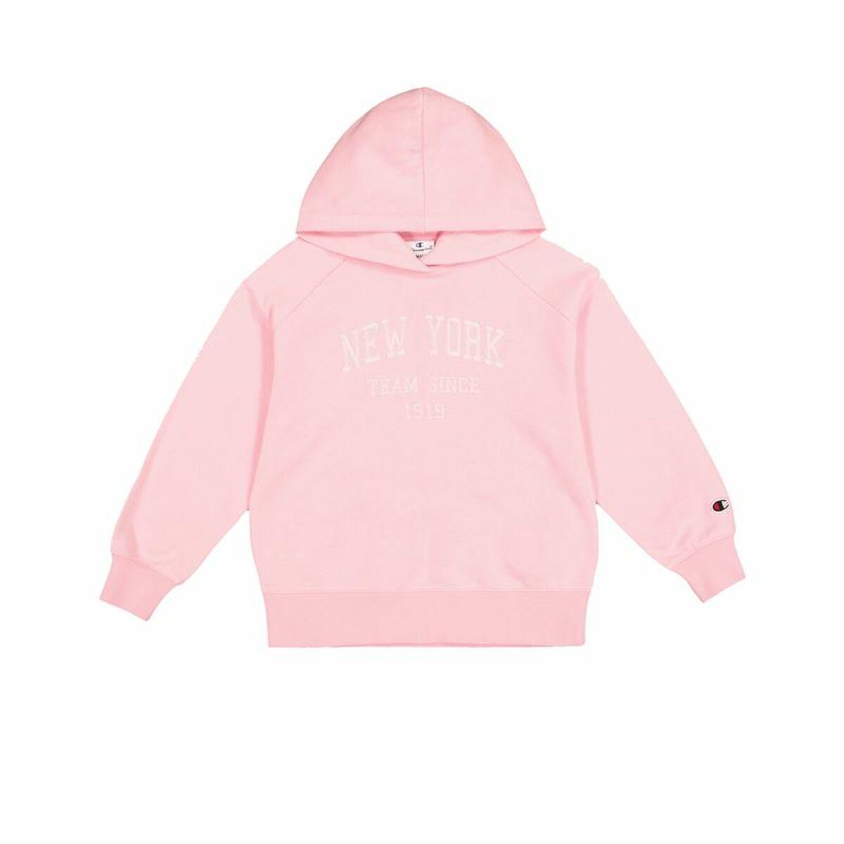 Sweatshirt med hætte til piger Champion Mørk pink 5-6 år