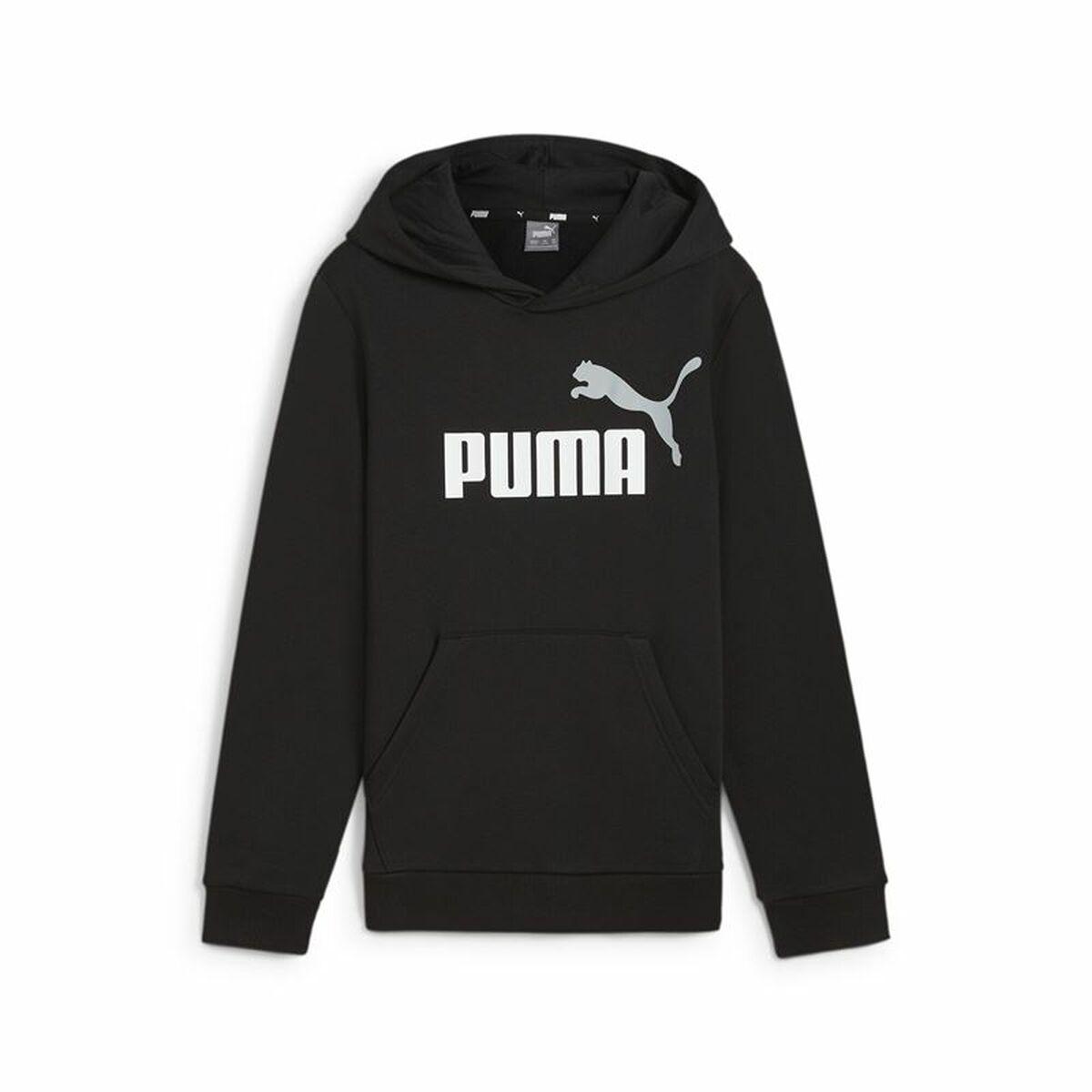 Puma Essentials+ hættetrøje til børn, sort (5-6 år)
