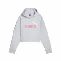 Sweatshirt med hætte til piger Puma Ess Logo Cropped Hoodie G 5-6 år