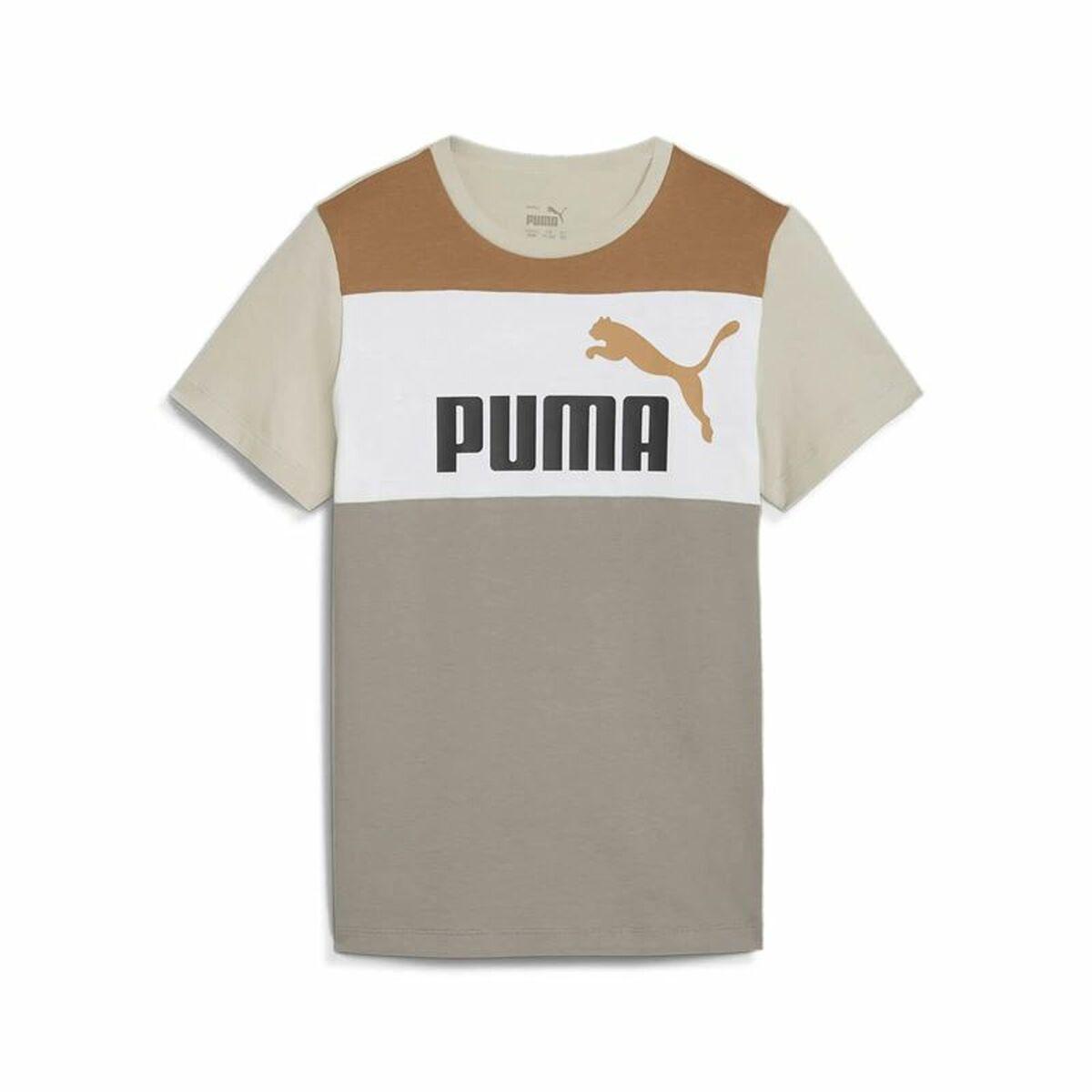 Puma Ess Block kortærmet T-shirt til drenge - 7-8 år