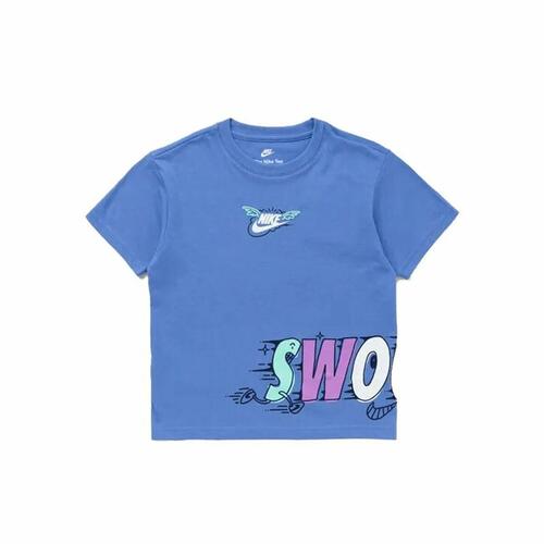 Børne Kortærmet T-shirt Nike Nsw Art Rlxd Ss Gfx Niño Nike Polar Indigo 2-3 år
