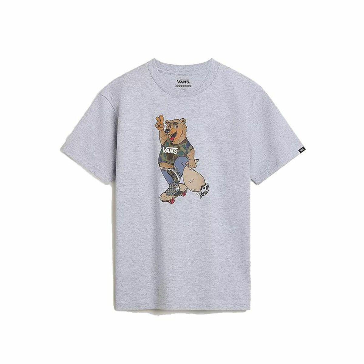 Børne Kortærmet T-shirt Vans Peace Oso Crew Grå 10-12 år