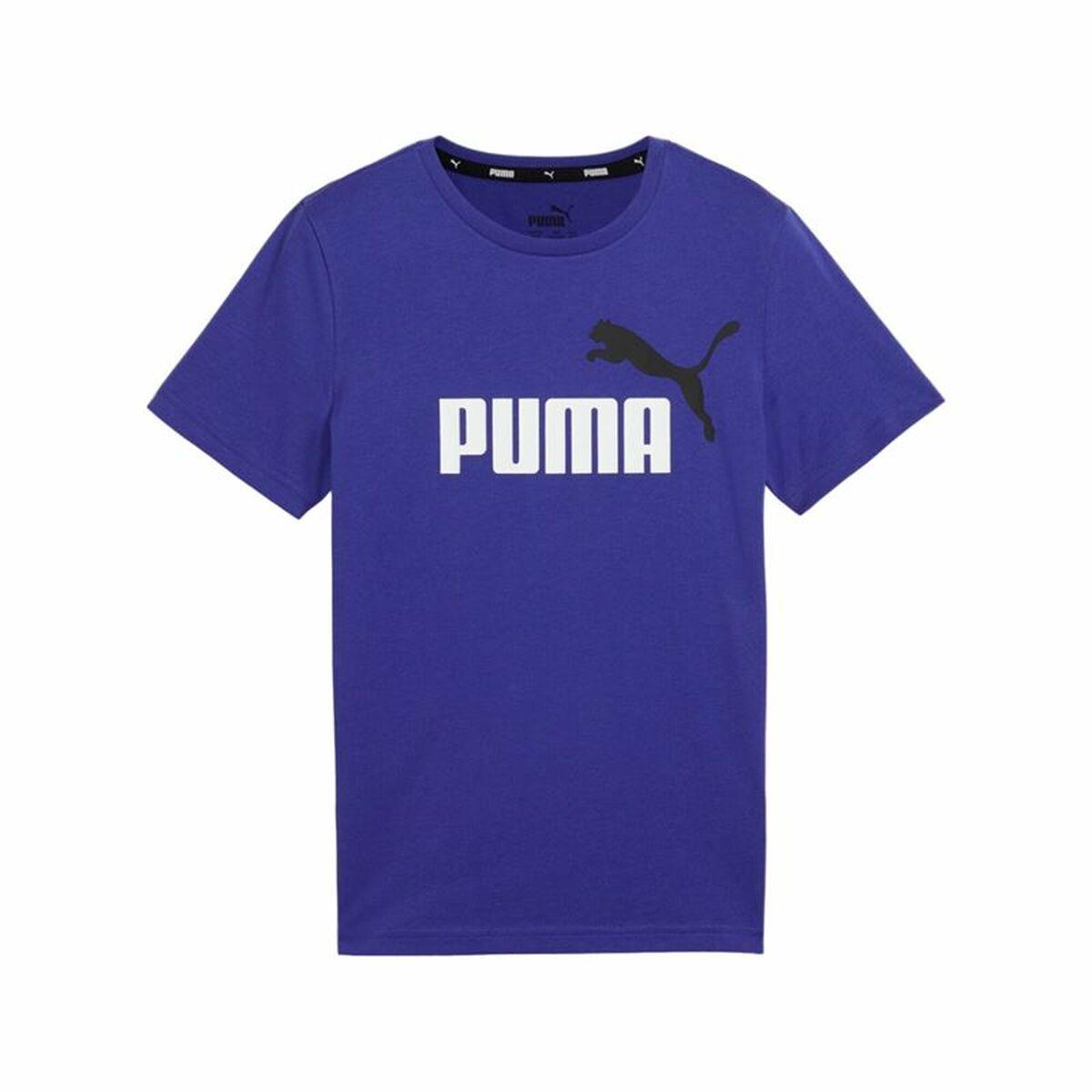 Puma Essentials+ 2 Col Logo T-shirt til drenge, 9-10 år