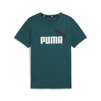 Børne Kortærmet T-shirt Puma Ess+ 2 Col Logo 5-6 år