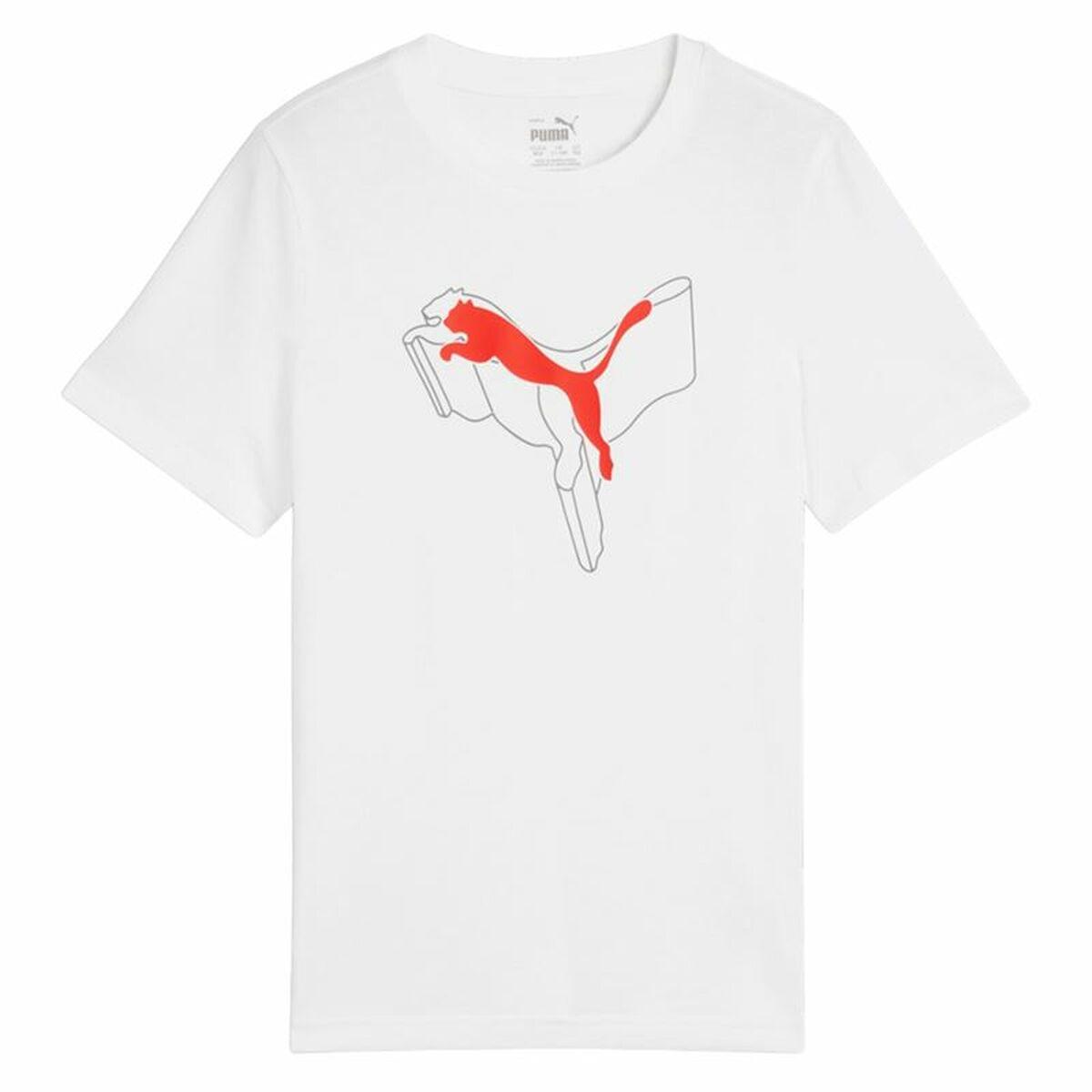 Børne Kortærmet T-shirt Puma Essentials+ Logo Lab Graphic 15-16 år