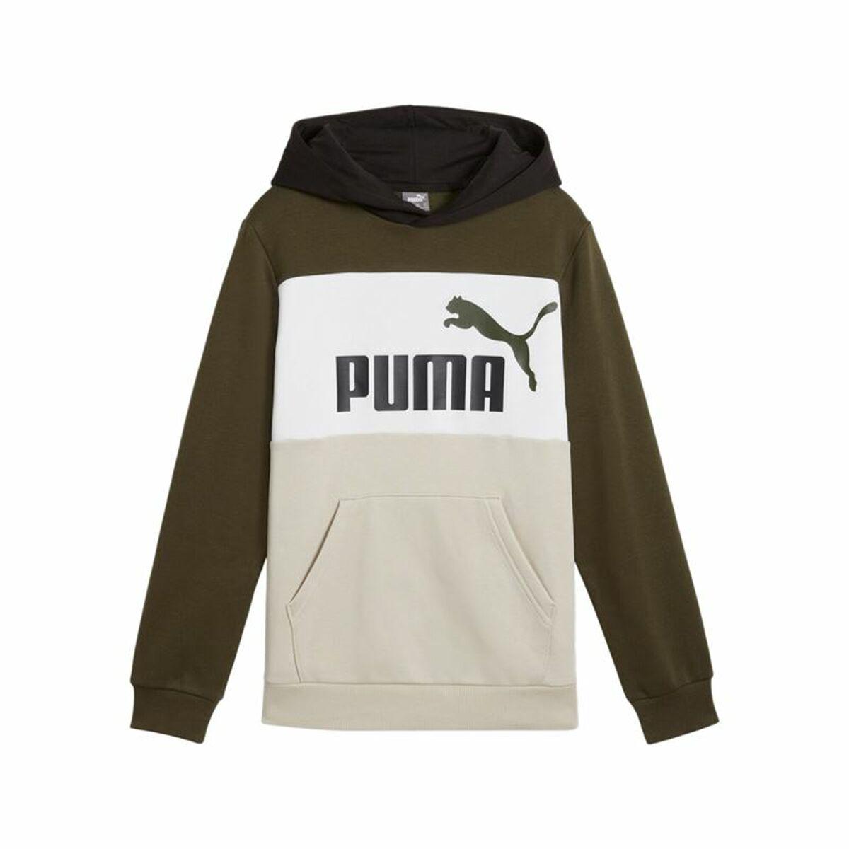 Puma Essentials Block hættetrøje til børn (9-10 år)