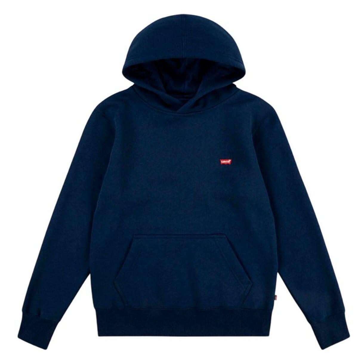 Hættetrøje til Børn Levi's Lvb Mini Batwing Mørkeblå 10 år