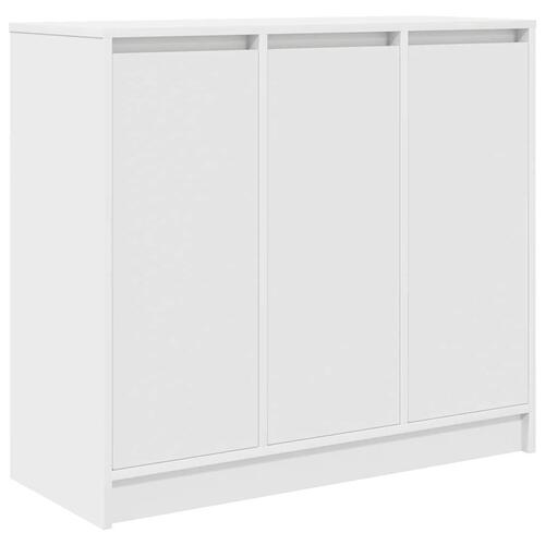 Skænk 85x34x76 cm konstrueret træ hvid