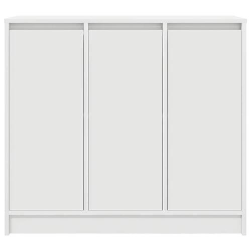 Skænk 85x34x76 cm konstrueret træ hvid