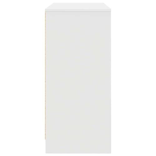 Skænk 85x34x76 cm konstrueret træ hvid