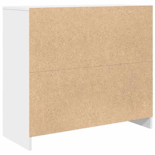 Skænk 85x34x76 cm konstrueret træ hvid