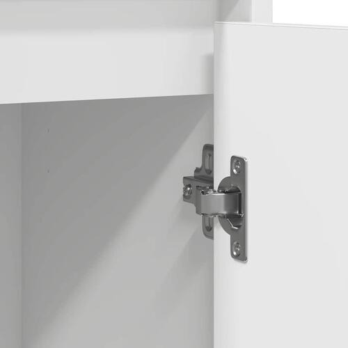 Skænk 85x34x76 cm konstrueret træ hvid