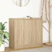 Skænk 85x34x76 cm konstrueret træ sonoma-eg