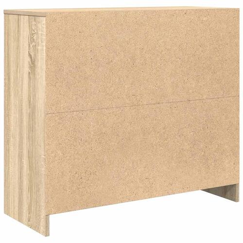 Skænk 85x34x76 cm konstrueret træ sonoma-eg