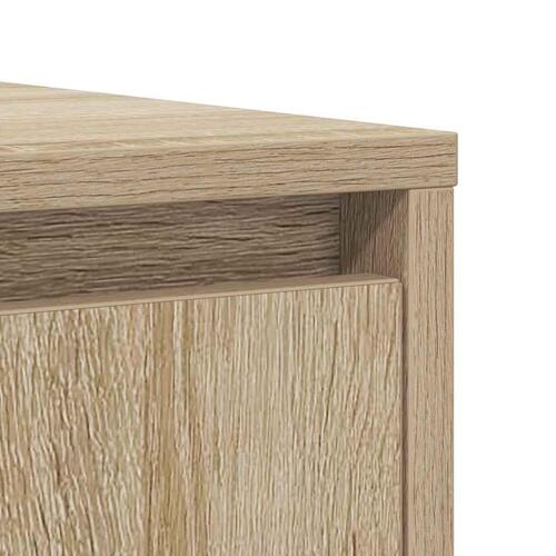 Skænk 85x34x76 cm konstrueret træ sonoma-eg