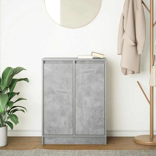 Skænk 57x34x76 cm konstrueret træ betongrå