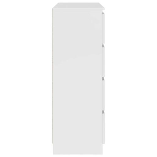 Skænk 100x35x99 cm konstrueret træ hvid