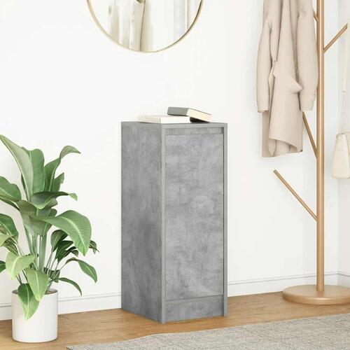 Skænk 29,5x34x76 cm konstrueret træ betongrå