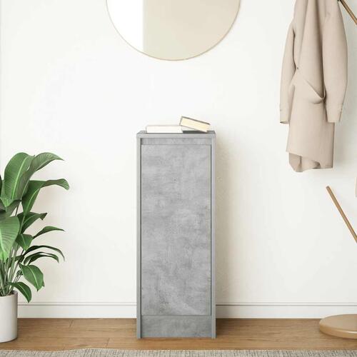 Skænk 29,5x34x76 cm konstrueret træ betongrå