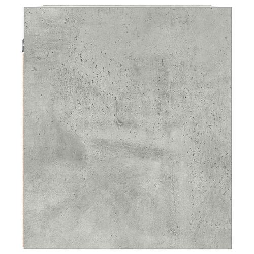 Væghængt sengebord 38x34x40 cm betongrå