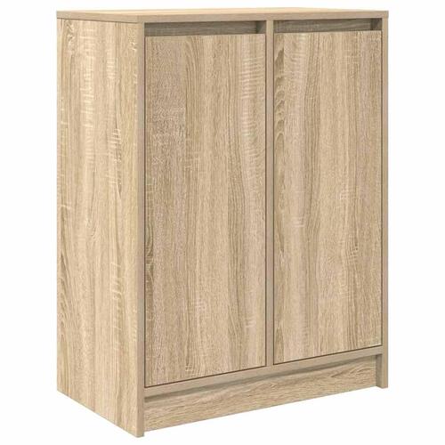 Skænk 57x34x76 cm konstrueret træ røget egetræsfarve