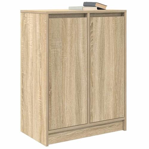 Skænk 57x34x76 cm konstrueret træ røget egetræsfarve