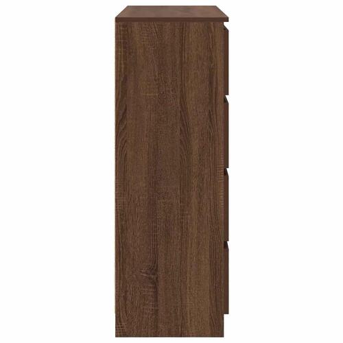 Skænk 100x35x99 cm konstrueret træ brun egetræsfarve