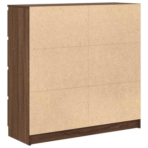 Skænk 100x35x99 cm konstrueret træ brun egetræsfarve