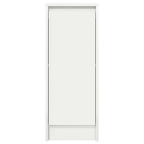 Skænk 29,5x34x76 cm konstrueret træ hvid