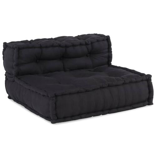 Modulpuf stof 70x70x54 antracitgrå