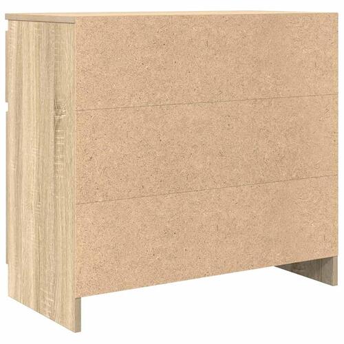 Skænk med skuffe 71x35x65 cm konstrueret træ sonoma-eg