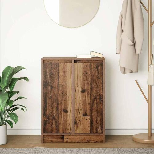 Skænk 57x34x76 cm konstrueret træ antikt træ
