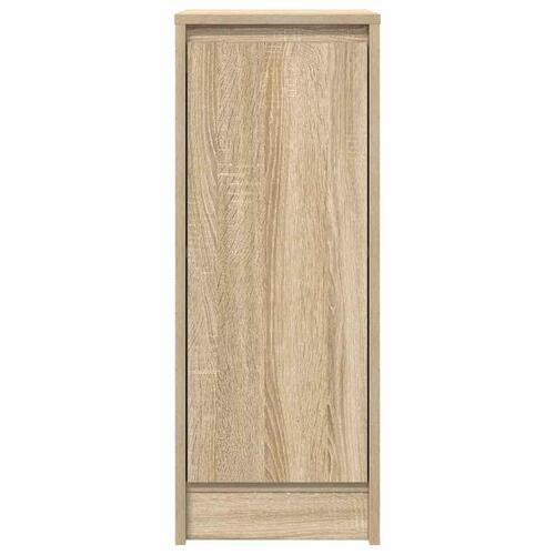 Skænk 29,5x34x76 cm konstrueret træ sonoma-eg