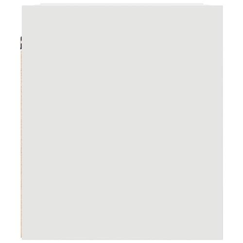 Væghængte sengeborde 2 stk. 38x34x40 cm hvid