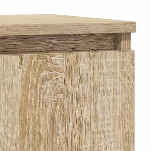 Skænk med skuffe 71x35x84 cm konstrueret træ sonoma-eg