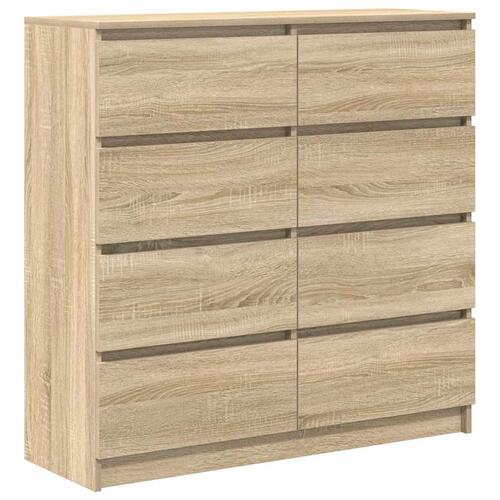 Skænk 100x35x99 cm konstrueret træ sonoma-eg