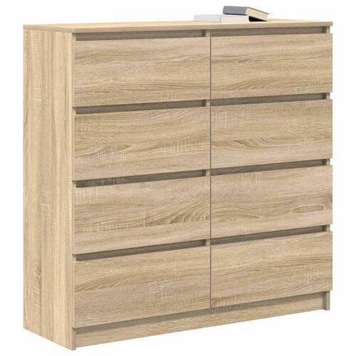 Skænk 100x35x99 cm konstrueret træ sonoma-eg