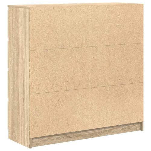 Skænk 100x35x99 cm konstrueret træ sonoma-eg